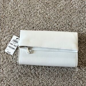 Elegant White INC Clutch Bag